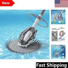 Durable Automatic Pool Cleaner with User-Friendly Touch Control & 10FT Hoses