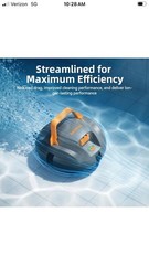 Powerful Cordless Robotic Automatic Pool Vacuum Cleaner for Above Ground Pools