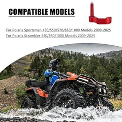 Thumb Throttle Lever CNC Aluminum Replacement Compatible with Polaris red