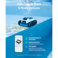 MAMMOTION Pool Vacuum Robot SPINO E1 Wall Floor Waterline Special