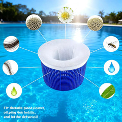 100 Pack Pool Skimmer Socks – Ultra Fine Mesh Filter for Debris