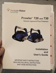 Pentair Prowler 720 & 730 Unground Pool Cleaner installation users guide
