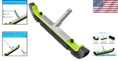 20&Prime; Inground/Above Ground Pool Brush Head – Strong Bristles