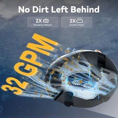 Coasteering Cordless Robotic Pool Cleaner 120Mins Runtime, Automatic Pool Vacuum