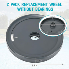 360006 Replacement Wheels Replacement for Pentair Kreepy Krauly Legend Automatic