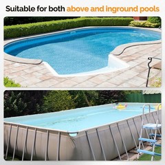 2025 Pool Vacuum Cleaner Suction Side Wall Climbing Automatic Sweeper 40ft Hose