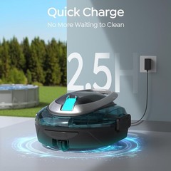 Cordless Pool Vacuum Robot – Efficient Cleaning Performance