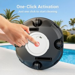 WYBOT S2 Solar Wall Climbing Robotic Pool Vacuum for Inground Pools Pool Cleaner