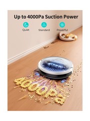 Robot Vacuum and Mop – 4000Pa Powerful Suction, APP/Alexa Control, 3-in-1 Cle…