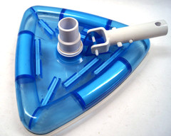 Triangular Swimming Pool Vacuum Bottom Brush Head Heavy Duty Weighted WORKS E223