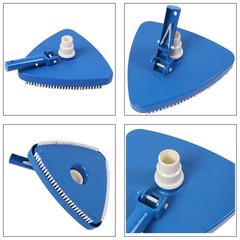 CREPRO Blue Vinyl Pool Vacuum Head