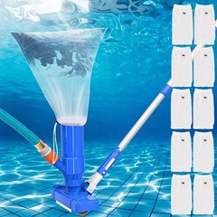10* Pool Vacuum Filter Bags Pool Leaf Vacuum Cleaner Fine Mesh Nylon Pouch