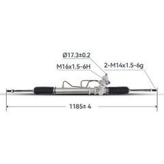 26-1963 Power Steering Rack, Power Steering Rack and Pinion Assembly Kit