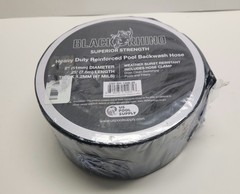 Black Rhino 2&Prime; Diameter x 25&prime; Length Heavy Duty Reinforced Pool Backwash Hose