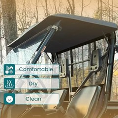 Polaris RZR XP 900 Rear Window,Rear Windshield, Canvas Soft Full Back Window