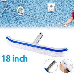 US (3 Styles) Aluminium Swimming Pool Cleaning Brush Head Heavy Duty Wall Floor