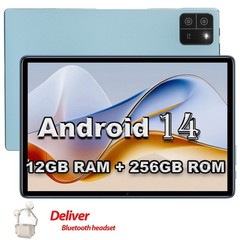 Gaming WiFi Tablet Android14 12GB RAM 256GB ROM Tablet Octa-core 2.4G+5G 8000mAh