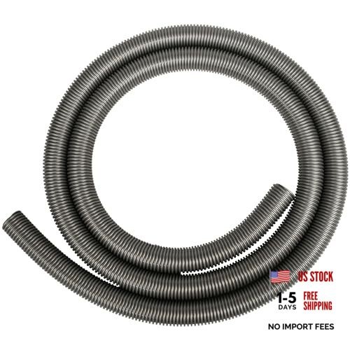 Ultra-Flexible Crushproof Vacuum Hose with 1.25 Inch Inner Diameter 10 Ft.
