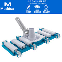 14&Prime; Manual Pool Vacuum Head for Inground Pools, Flexible, Weighted – 6 Weights
