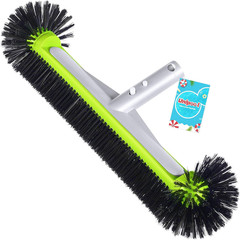 Swimming Pool Brush Head with round Ends,17.5&Prime; Heavy Duty Aluminum Back Head