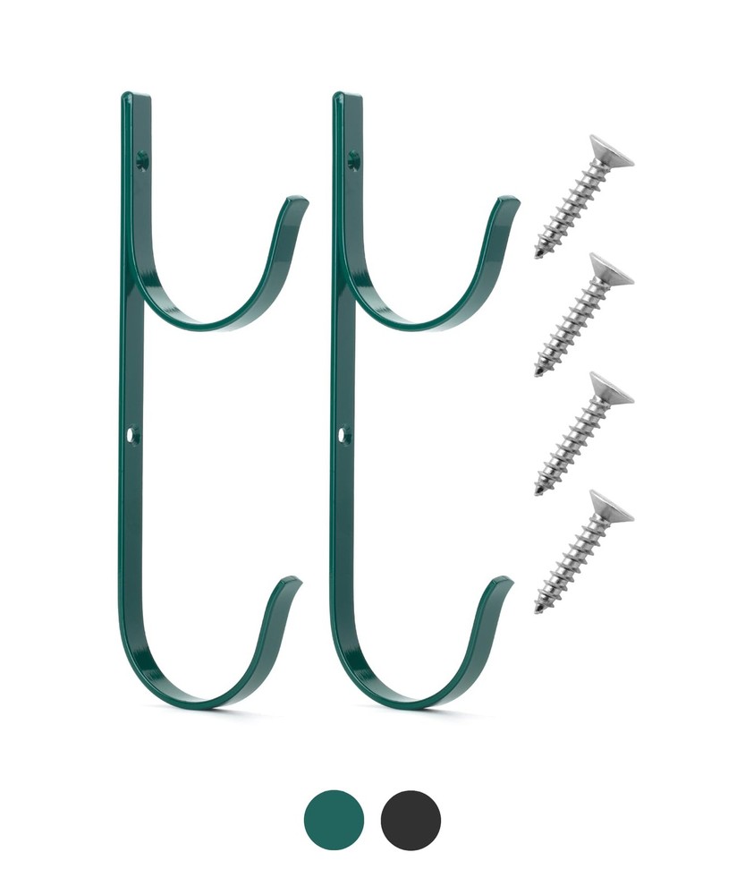 Pool Pole Hanger 2 Pack, Pool Equipment Hooks for Poles and Hose, Accessories