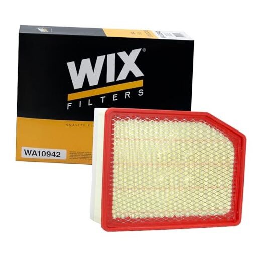 WIX WA10942 Heavy Duty Engine Air Filter Compatible With Chevrolet Silverado,