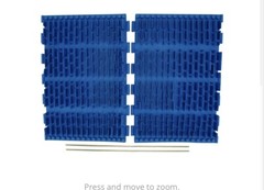 Aqua Products Aquabot Brush Brushes Rubber EZ Blue Size 12 Pins NEW OEM SK3016BL
