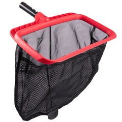 Pool Skimmer Net, Upgraded Pool Net Skimmer with Double-Layer Netting Bag, Pool