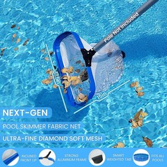 Ultra Fine Mesh Pool Skimmer Net for Sand, Silt, Pollen & Debris Removal