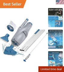 Efficient Spot Cleaner – Rechargeable Handheld Pool Vacuum for 20ft Pools