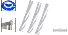 Compatible 8.5” Replacement Strips for Poolmaster and Pentair Leaf Vacuums