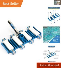 Heavy Duty Pool Vacuum Head – 14&Prime; Wide with Durable Wheels for Perfect Clean