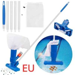 Pool Vacuum Head with Brush Bag Pole Vacuum Cleaner Cleaning Disinfect Tool for