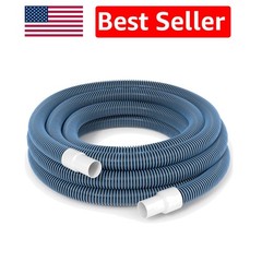 Heavy Duty Pool Vacuum Hose 30 Ft with Swivel Cuff – Effortless Cleaning