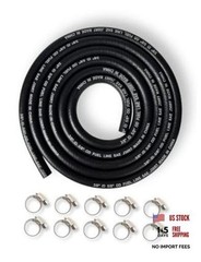 Fuel Line Hose 3/8 inch Gas Line Hose Rubber NBR SAE 30R7 6FT for 6 Feet