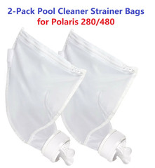 Sfgoyee Polaris 280,480Pool Cleaner Bag Parts Pool Cleaner Bag Strainer Bag 2-Pa