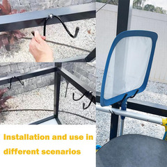 Non Rust Pool Pole Hangers – Ideal Pool Fence or Wall Mount Storage Hooks for P