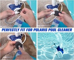for Polaris Pool Cleaner Parts, 12 Pack Sweep Hose Tail Scrubbers Replacement…