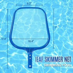 Lightweight Pool Skimmer Net For Easy Debris Cleaning In Pools And Spas