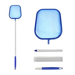 5-Section Pool Cleaning Net With Pole Shallow Skimmer