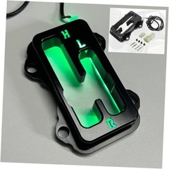 Shifter Gate for Kawasaki KRX 1000/KRX 1000 4, Black Anodized Shift Gate Green