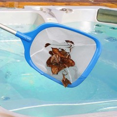 Ultra Fine Mesh Hot Tub Skimmer with 12 » Aluminum Pole – Lightweight & Compact