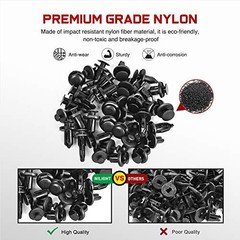 Car Retainer For GM Ford Toyota Honda Chrysler – 120 Clips 6.3mm 8mm 9mm 10mm
