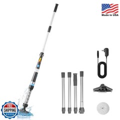 VEVOR Handheld Pool Vacuum, 8.5 GPM Cordless Spa Hot Tub Vacuum with Extension P