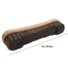 Pool Table Brush, 12in Horse Hair Pool Table Cleaner Brush Poplar Wood 3-in-1…