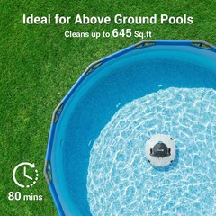 WYBOT S2 Solar Wall Climbing Robotic Pool Vacuum for Inground Pools Pool Cleaner