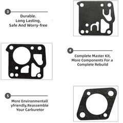 RK-35HS Carburetor Kit Replacement for Wacker Neuson BTS 1030 BTS 1035