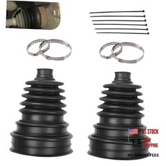 2 PCS CV Axle Boot, Leak Proof Wear Resistant Bushing, No-opening External