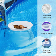 100 Pack Pool Skimmer Socks, Pool Filter Socks Works Perfect with Pool Skimmer f