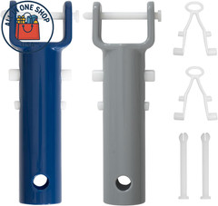 Pool Vacuum Head Handle Replacement with EZ Clip and Pin Set, 2 Pcs